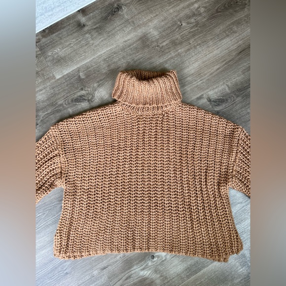 Zara Camel Knit Sweater Small with tags - Picture 8 of 13